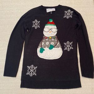 Snowman Christmas holiday sweater